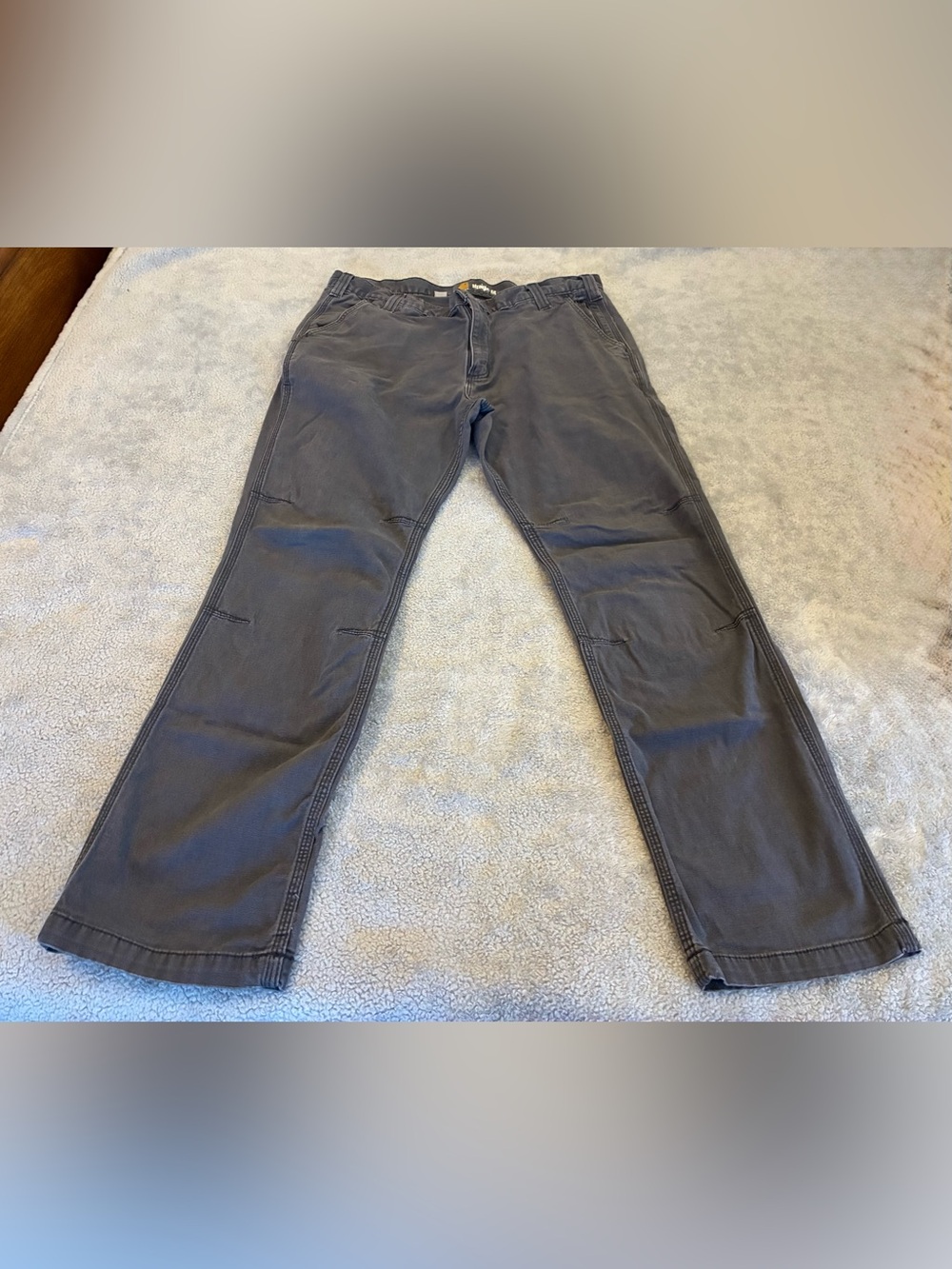 Carhartt Men's Cargo Pants - Charcoal Gray Size 38 x 32